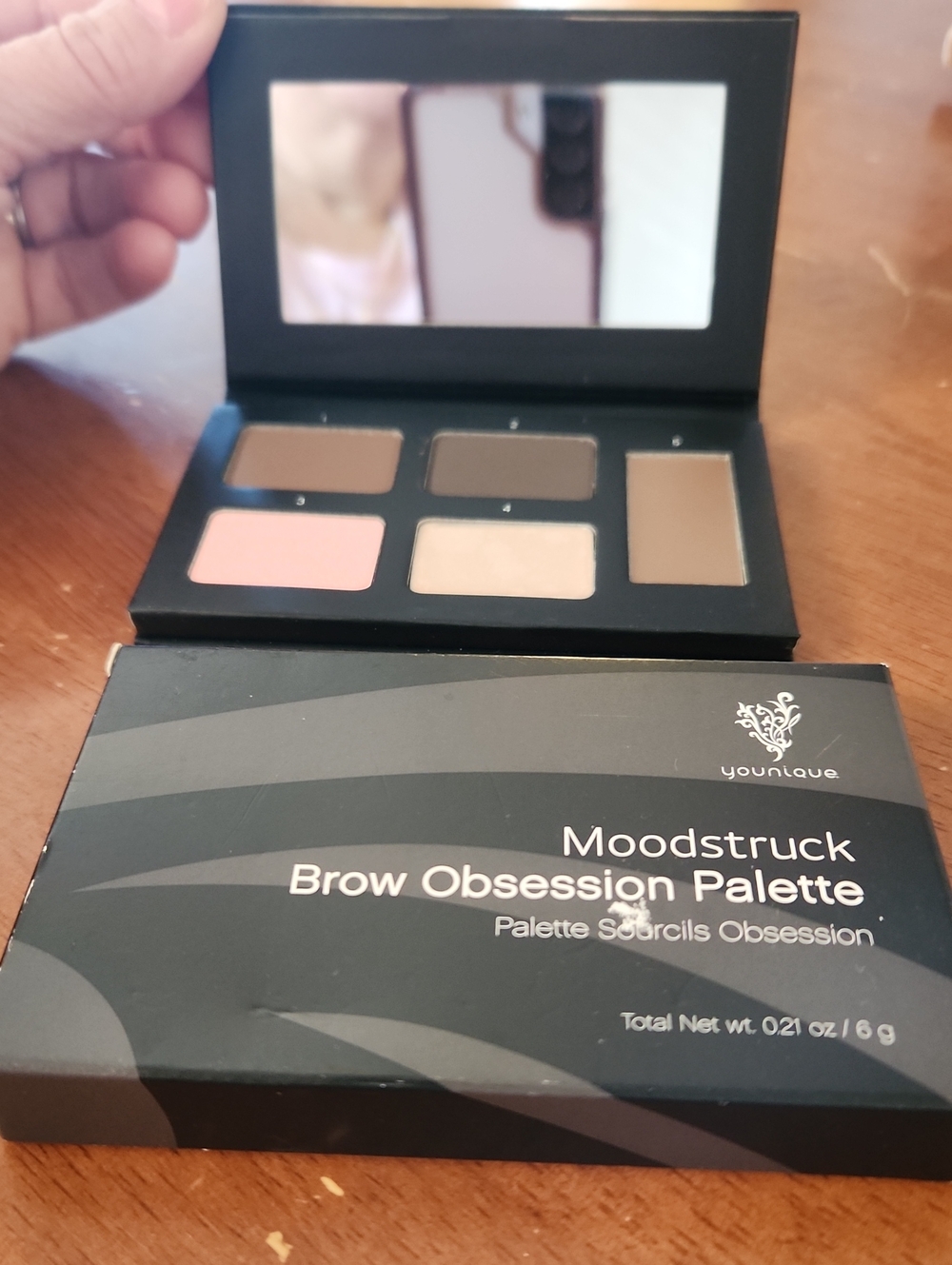 Younique Moodstruck Brow Obsession Palette  Dark Brunette/Black NIB Discontinued